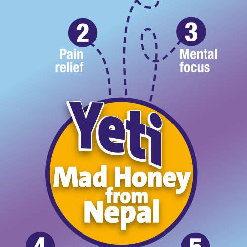 Mad Honey Supply - Vendita all'ingrosso Miele - Miele Yeti Mad all'ingrosso dal Nepal scatola da 100 ct 550 grammi