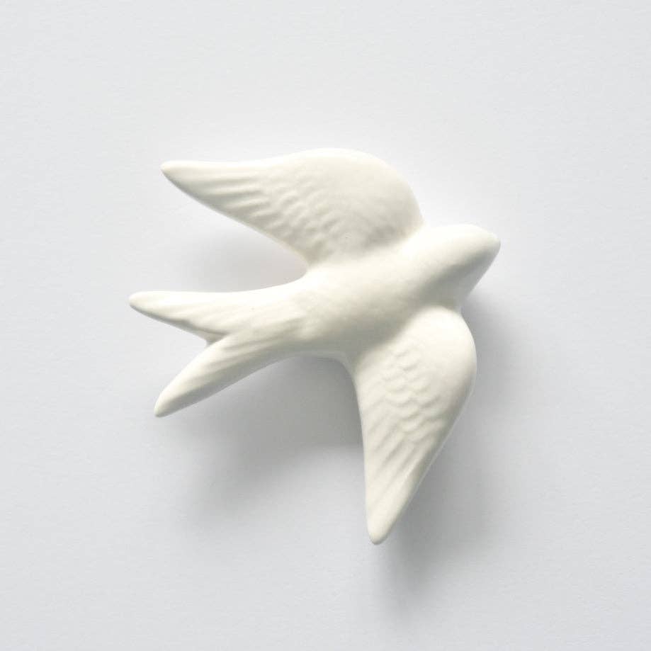 Casa Sofia – Engroshandel Pyntefigur – Hvid keramisk svale1