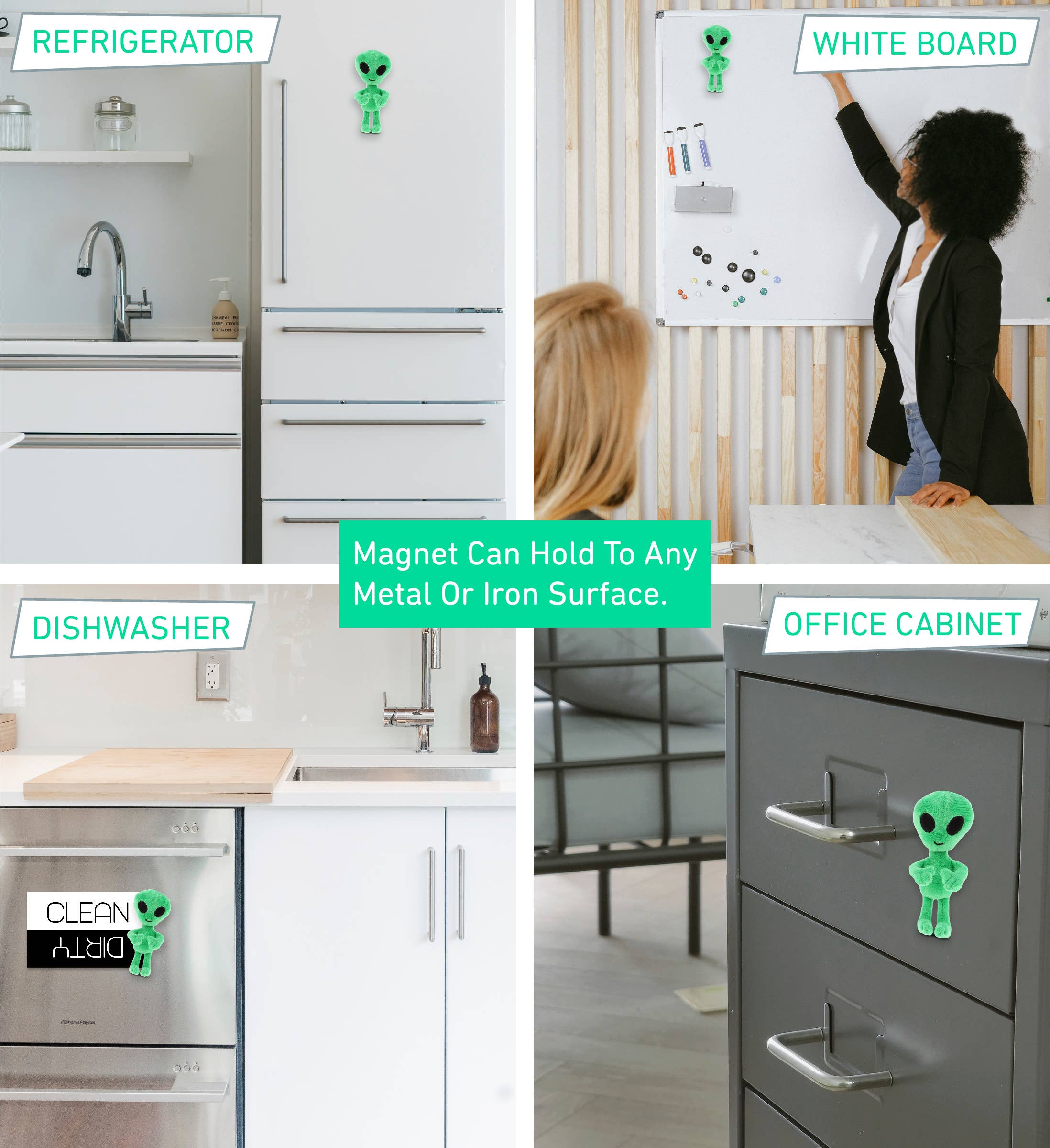 Cota Global - Wholesale Stuffed/Plush Toy - Kids & Baby - Plush Magnet - Alien3