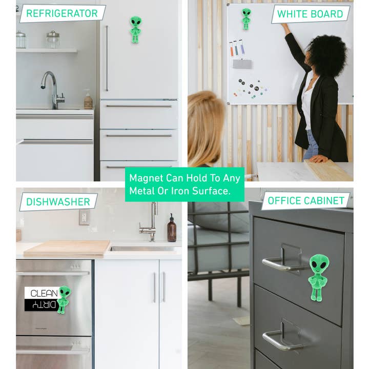 Cota Global - Wholesale Stuffed/Plush Toy - Kids & Baby - Plush Magnet - Alien3