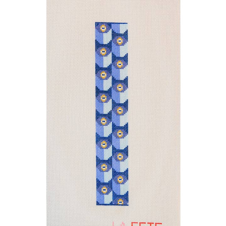 Evil Eye Small Key Fob for wholesale by La Fete Needlepoint