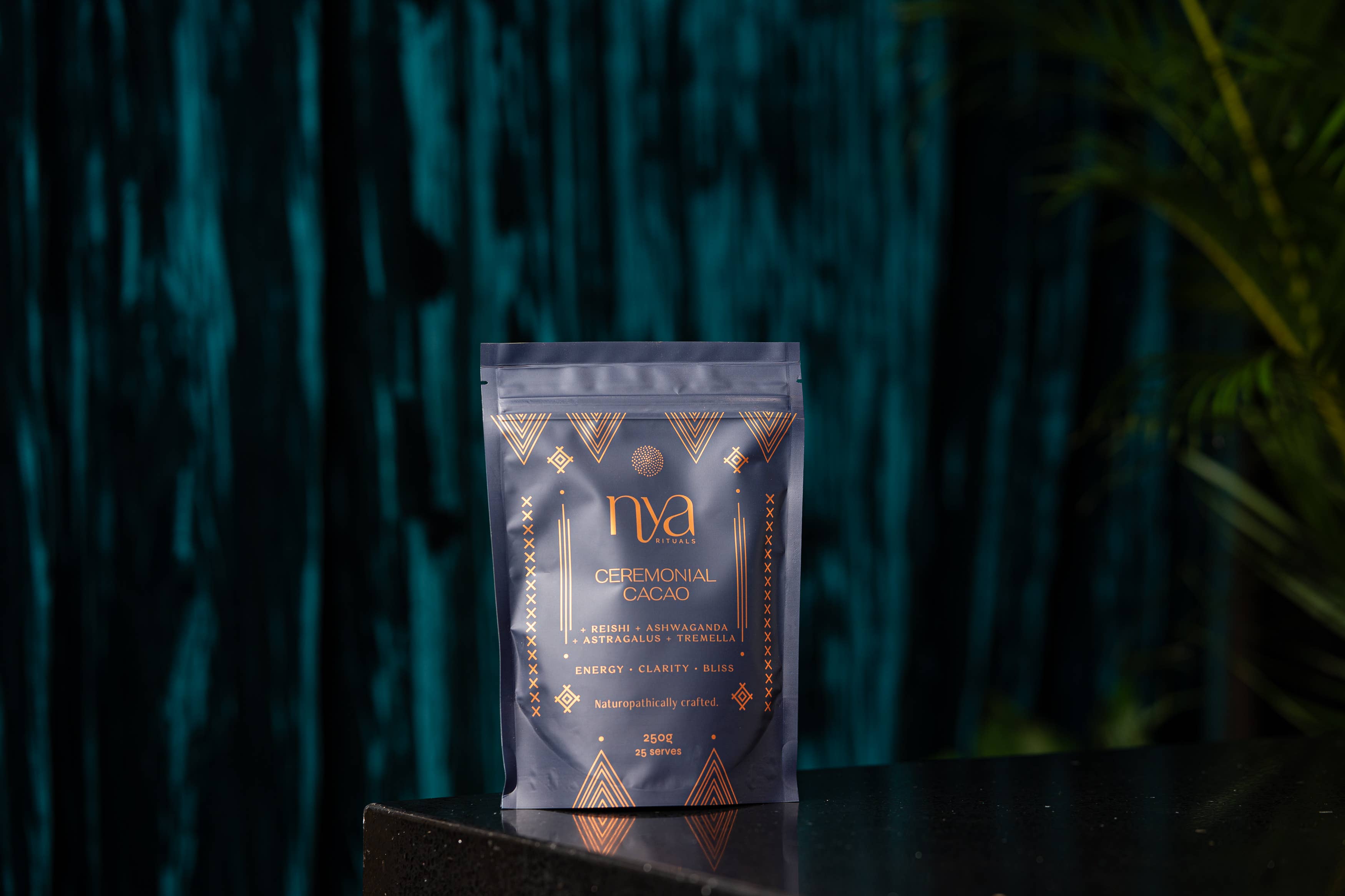 Nya Rituals - Wholesale Protein/superfood powder - Ceremonial Organic Cacao + Adaptogens 250g Pouch