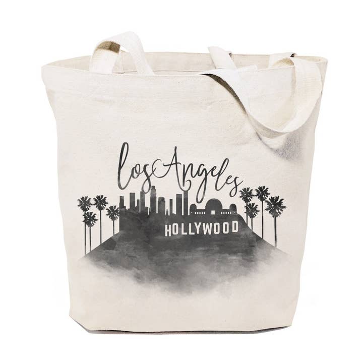 Los Angeles Beach Tote and Handbag for wholesale by The Cotton & Canvas Co.