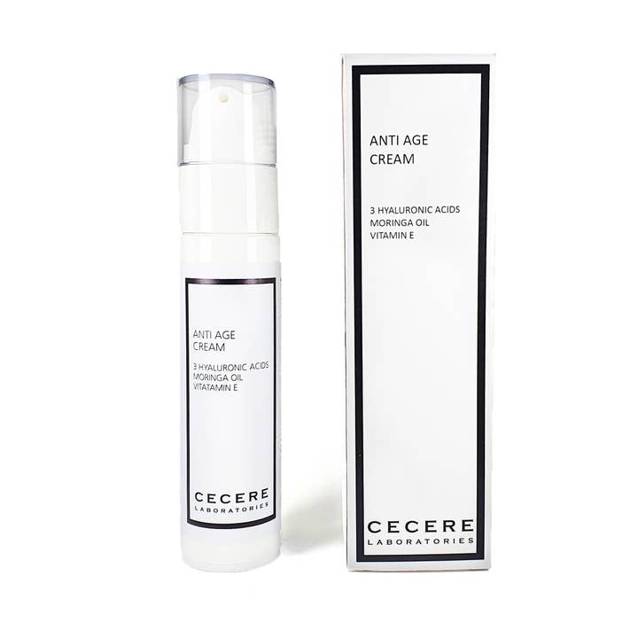 Cecere Monaco (Cecere Laboratories - Cecere Group)) - Wholesale Anti-aging moisturizer - Anti Age Cream 3 hyaluronzuur Moringa-olie Vitamine E