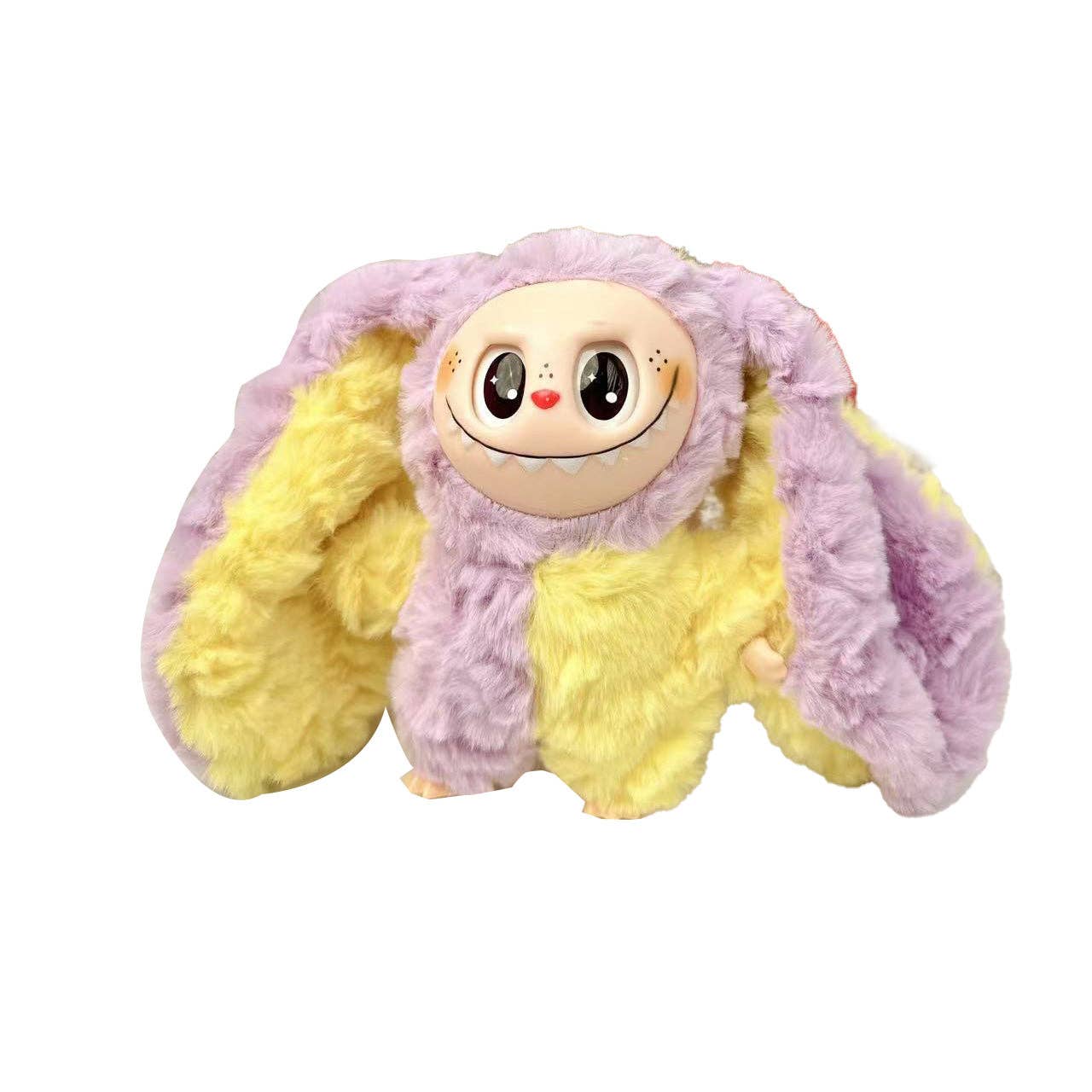 Auraquise - Wholesale Keychain - Kids - Lalabu Big Eared Vinyl Doll Keychain Sitting Plush Toy Soft Figure Charm for Bags and Keys3