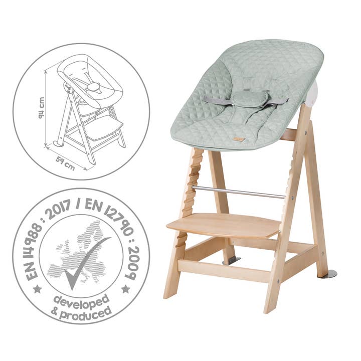 roba kids - Wholesale Highchair - Baby - ROBA 'Born Up' 2-in-1 stair high chair set, natural12