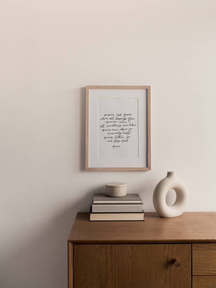 Doxology Print for wholesale by Ignite: Be the Light