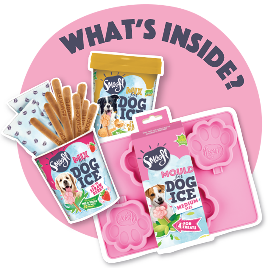 Smoofl - Wholesale Pet Supplement - Dog - Medium starter kit for dog ice2