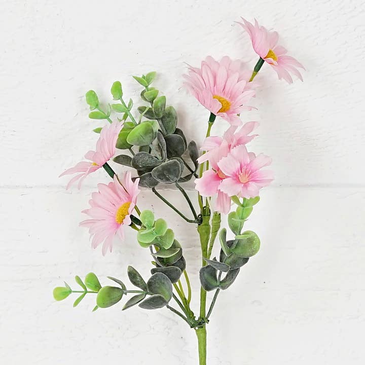 Holiday Depot Inc. - Wholesale Artificial Flowers - 31108- 12in Pick-Mix Gerber Daisy-PINK-