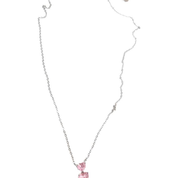 Women's Fashion Choker Necklace Summer 2022 - Tris of Hearts for wholesale by Butterfly