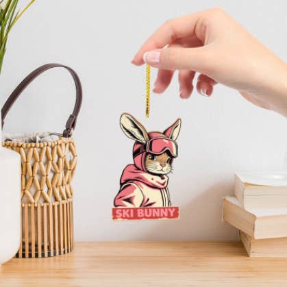 Sofs Designs - Wholesale Ornament - Wood Ornament or coasters. Check different Ski options