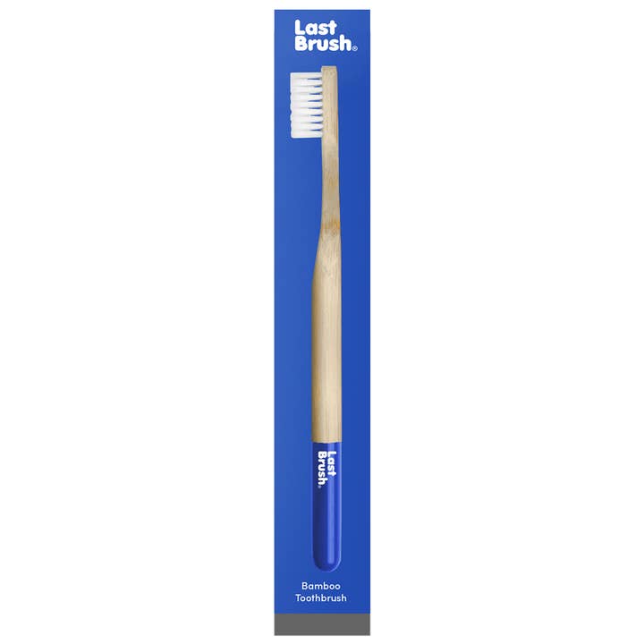 Last Brush Azure - Single Bamboo Toothbrushes for wholesale by The Last Co.