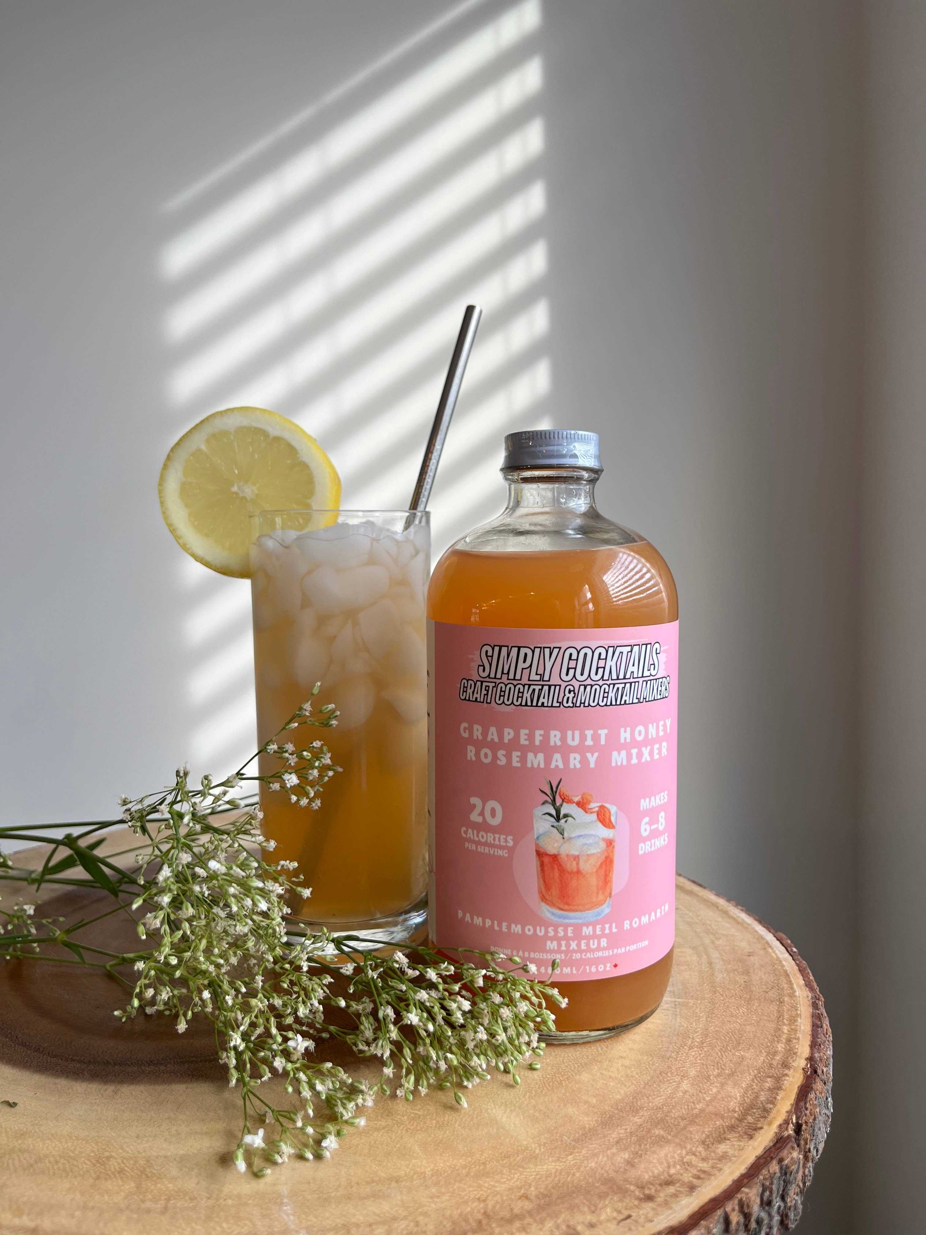 Simply Cocktails – wholesale Cocktailmix/-sockerlag – Grapefrukt Rosmarin - Cocktail- och Mocktailmixer4