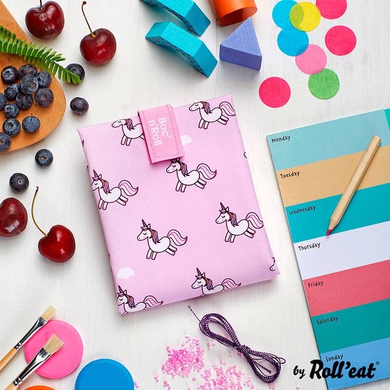 Brotzeit - Wholesale Zakje/kleedje voor voedsel - Roll'eat Boc`n`Roll ANIMALS Collection Sandwich Wrap wasbare snackzak broodzak11