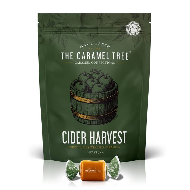 Cider Harvest Pouch 7.6oz for wholesale by The Caramel Tree®