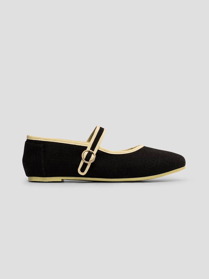 Paez – wholesale Lågskor - Dam – MARY JANE LINNE SVART - KVINNA