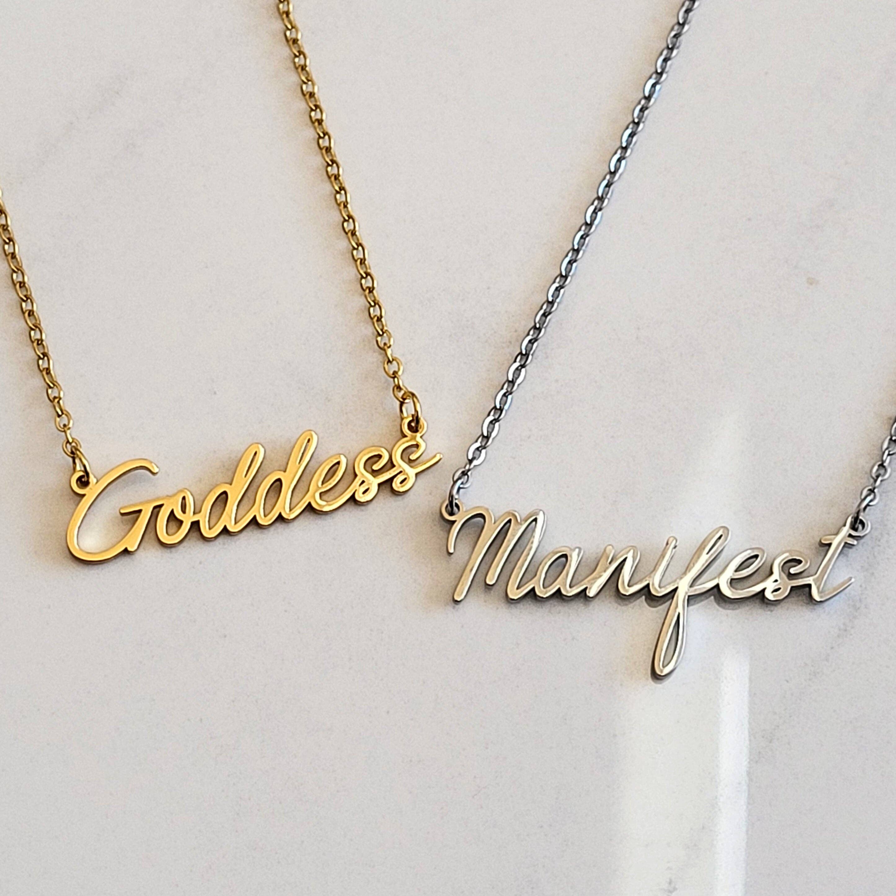 Moon Goddess - Vendita all'ingrosso Collana con ciondolo/pendaglio - Collana Manifest That Shit2