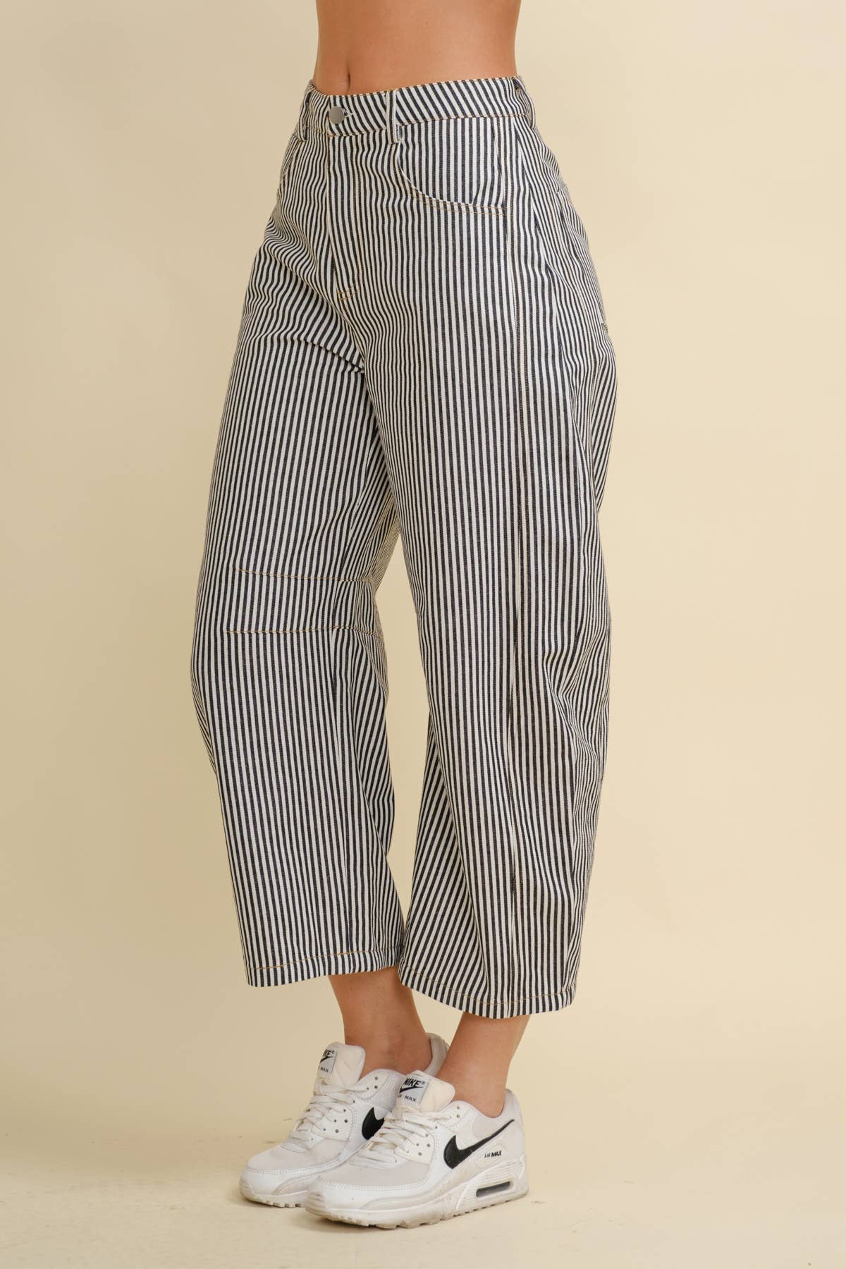 Cloud Ten - Wholesale Pants - Women's - CP18327 - STRIPED BARREL PANTS1