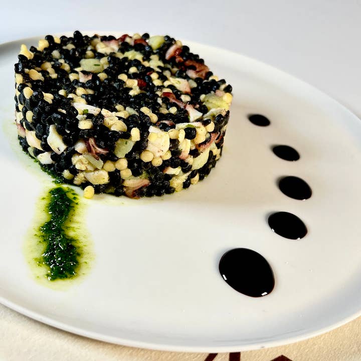 Antico Pastificio Morelli 1860 - Wholesale Pasta - Artisanal Pasta Fregula with Squid Ink 500g1