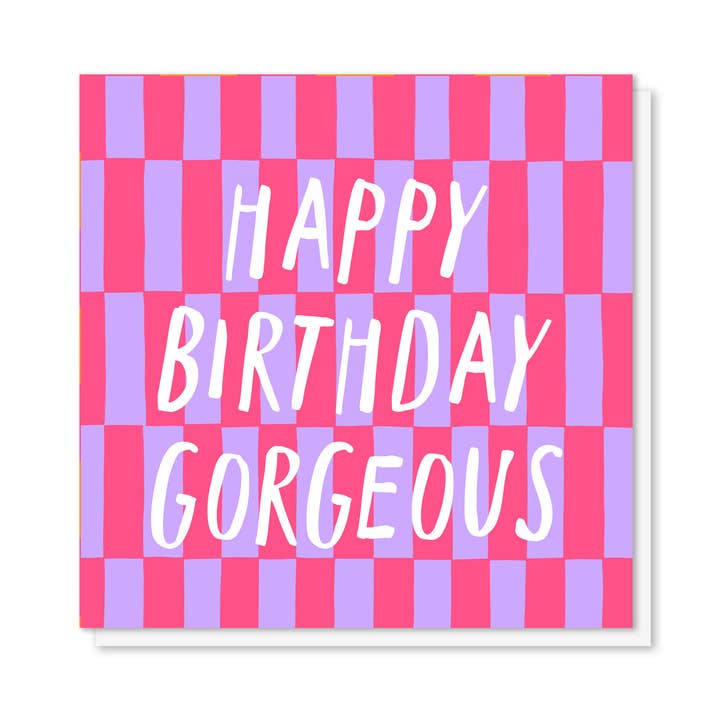 ¡Feliz cumpleaños, preciosa! Tarjeta de cumpleaños cuadrada con diseño. para venta al por mayor de Zoe Spry