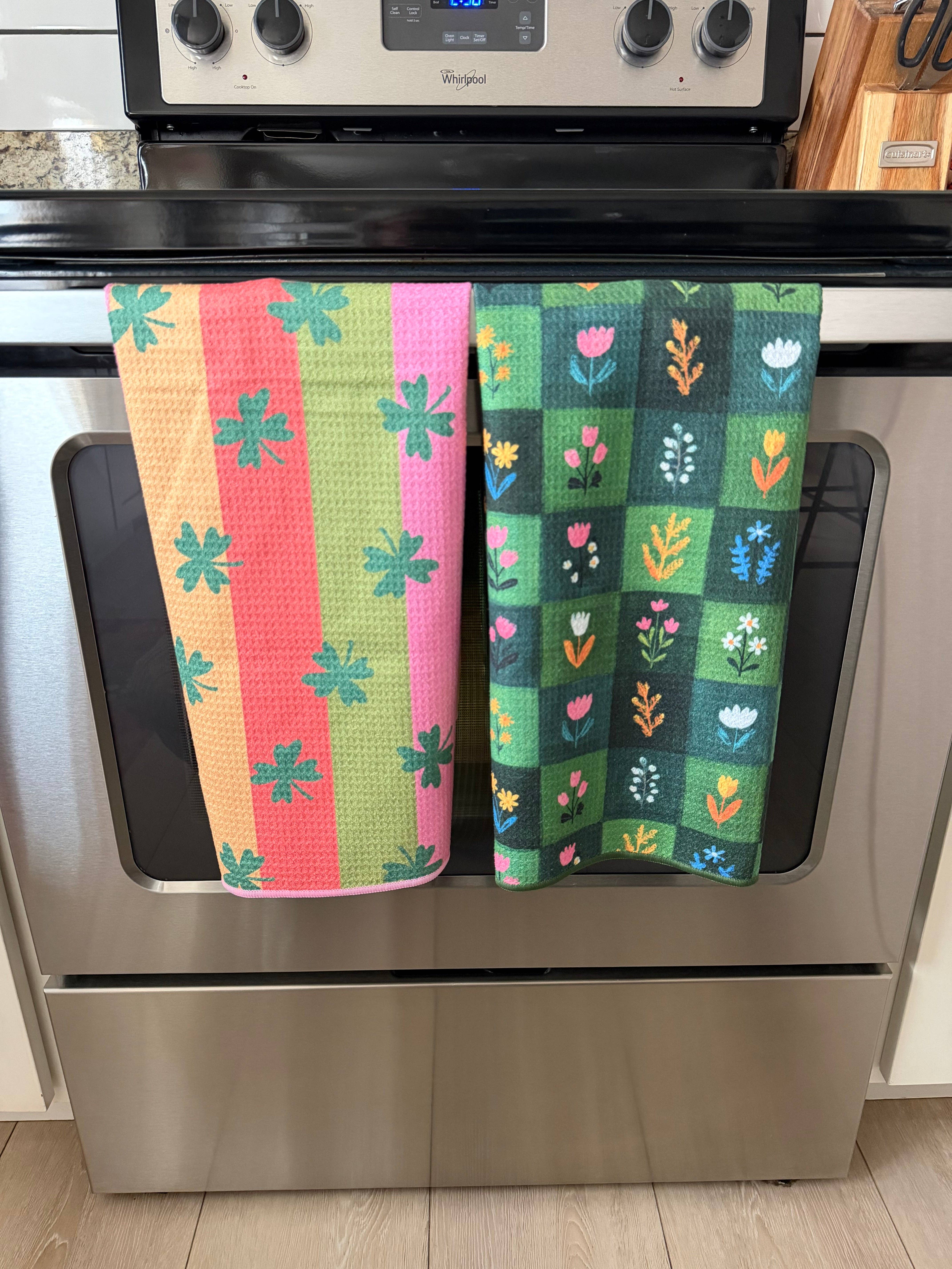 Green Lassie: Double-Sided Hand Towel for wholesale on Faire2