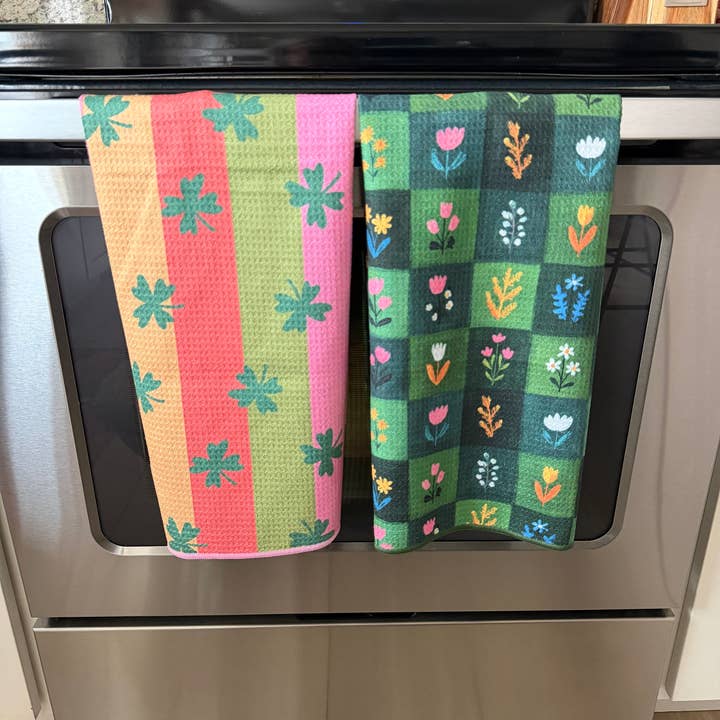 Green Lassie: Double-Sided Hand Towel for wholesale on Faire2