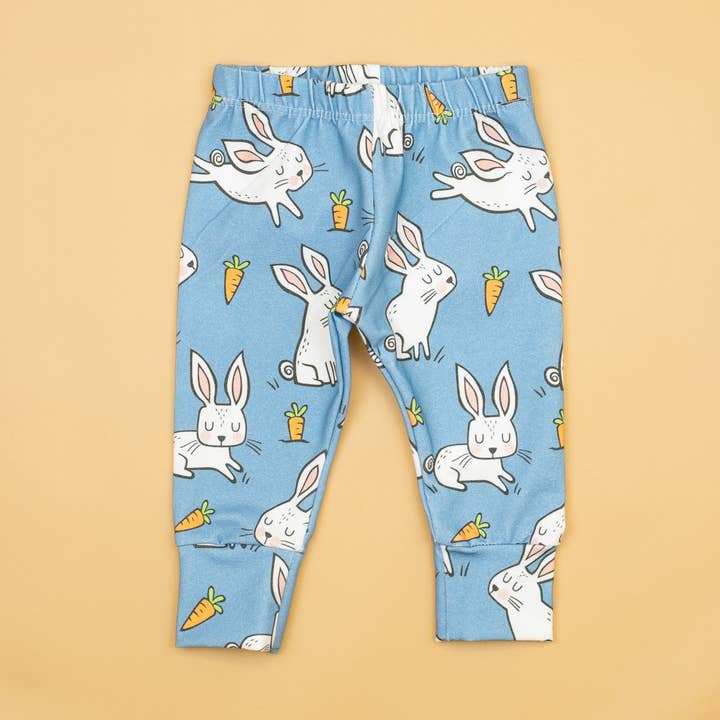 Blue Bunnies | Baby Easter Joggers for wholesale by Cuddle Sleep Dream