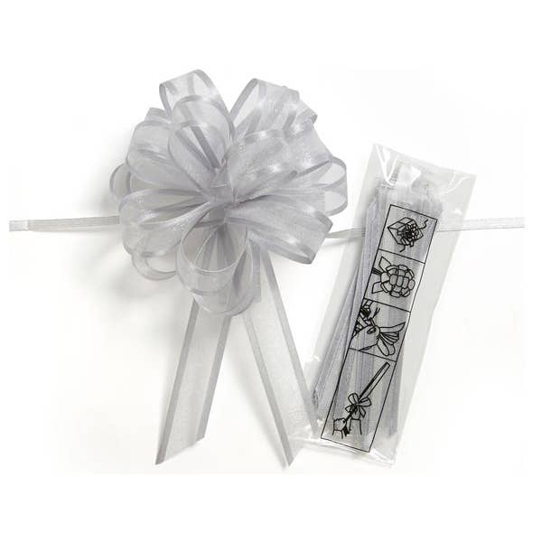 Nashville Wraps - Wholesale Bow - Gift Wrapping - Sheer Satin Edge Gift Pull Bows