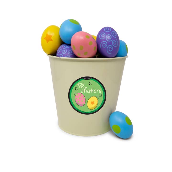 Jack Rabbit Creations - Wholesale Musical Toy - Kids & Baby - Wooden Egg Rhythm Shakers - set of 241