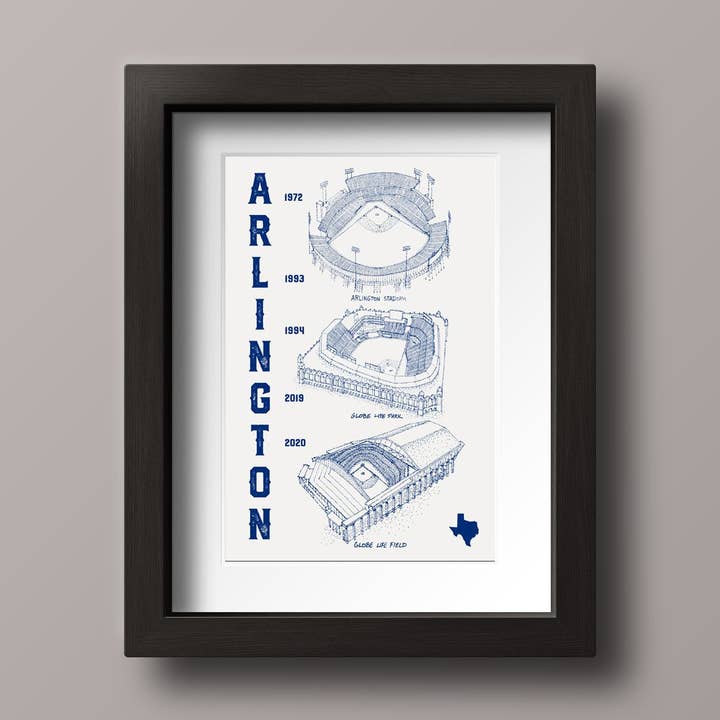 Texas Rangers Stadium 3 in 1 Print - St. Louis Cardinals for wholesale by Designs By Patterson