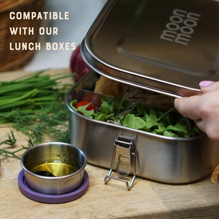 Moonmoon - Wholesale Food Storage Container - Mini Sauce Pots for Dressings, Dips & More - 3 Set