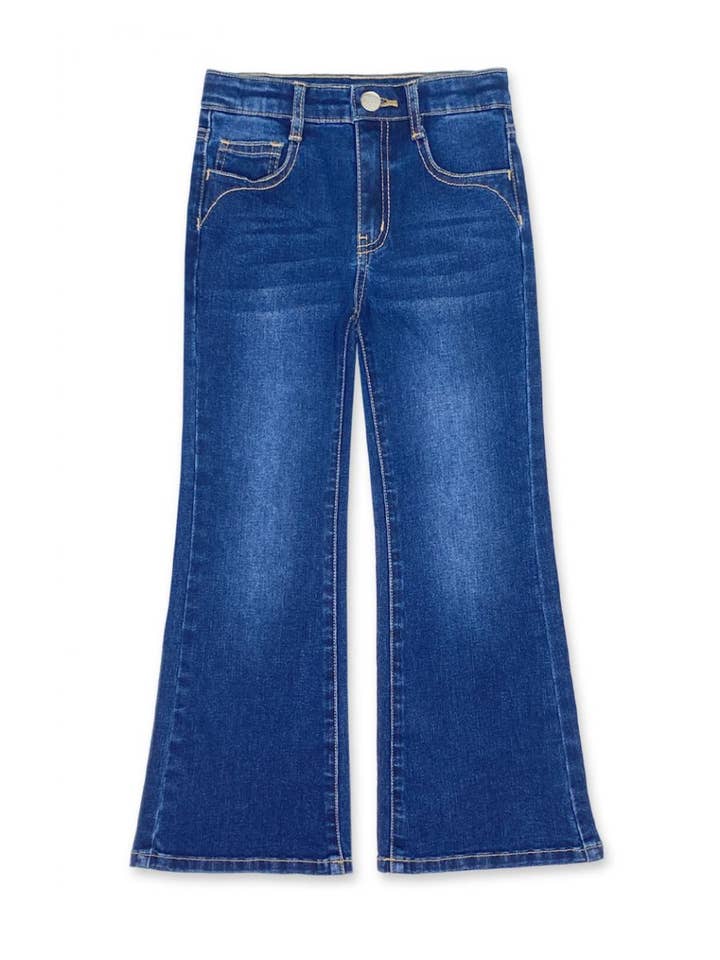 Cutie Patootie Clothing - Wholesale Jeans - Kids - GDP-23-89136A Girl Classic Bootcut Denim Jeans