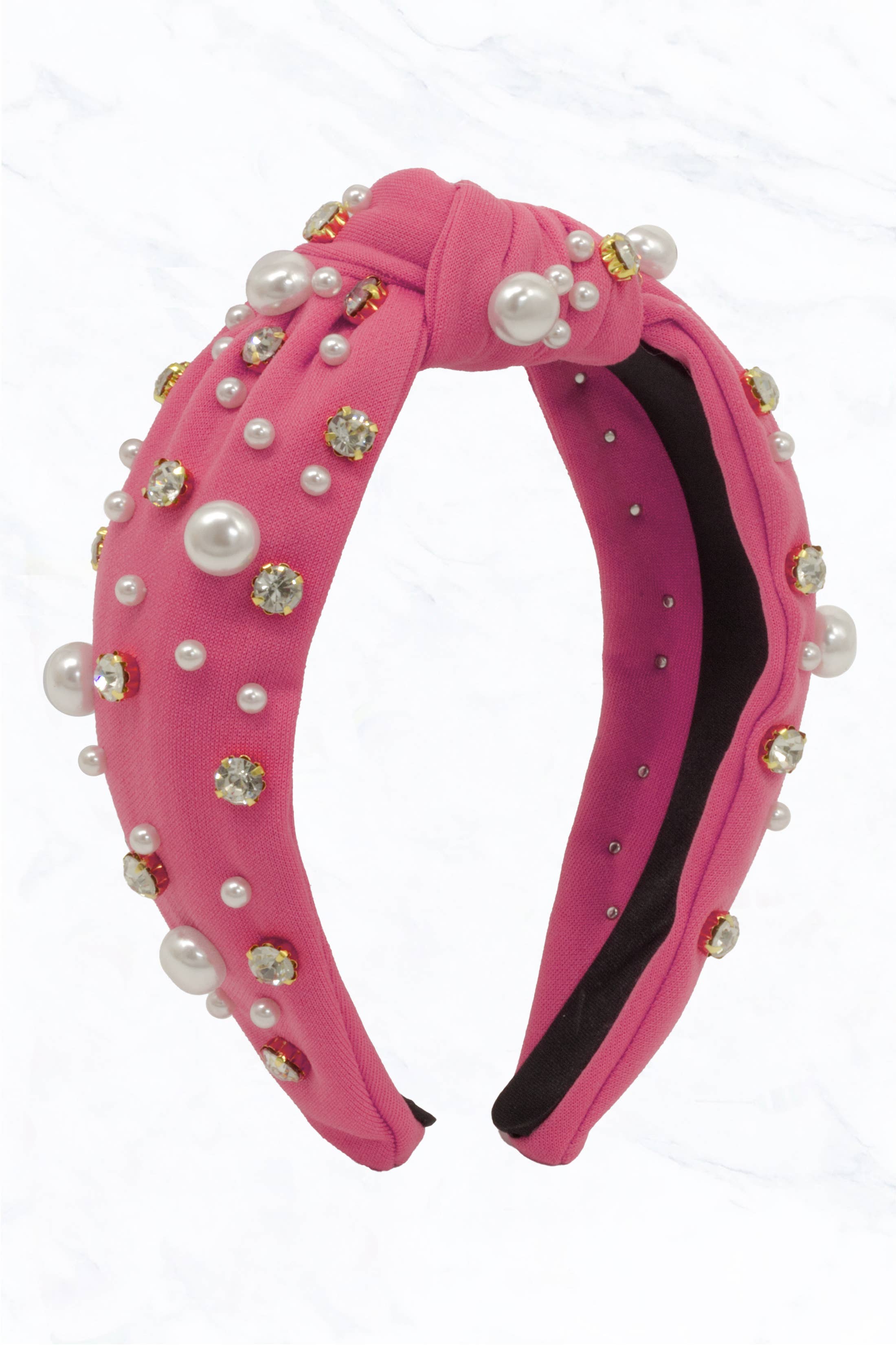 Suzie Q USA – Großhandel Fashion-Stirnband – Damen – Geknotetes Stirnband mit Perlen und Strasssteinen11