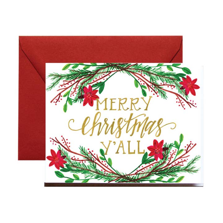 God Jul, Y'all Card, Holiday Card för wholesale av Stately Made