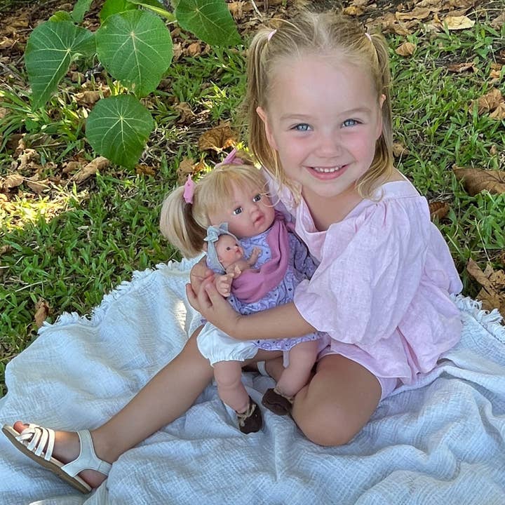 Dolls and Accessories - Wholesale Doll – Kids - Handcrafted Baby Doll Blonde Alex with Baby by Nines d'Onil12