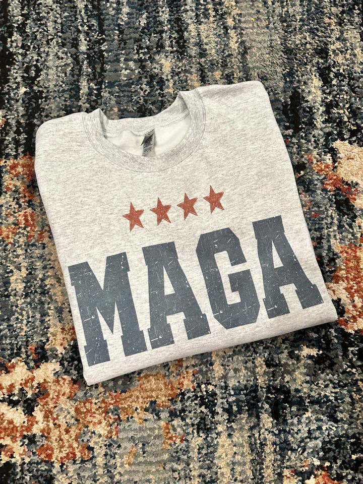 Felpa MAGA Make America Great Again per la vendita all'ingrosso da parte di Simply mama and sons LLC