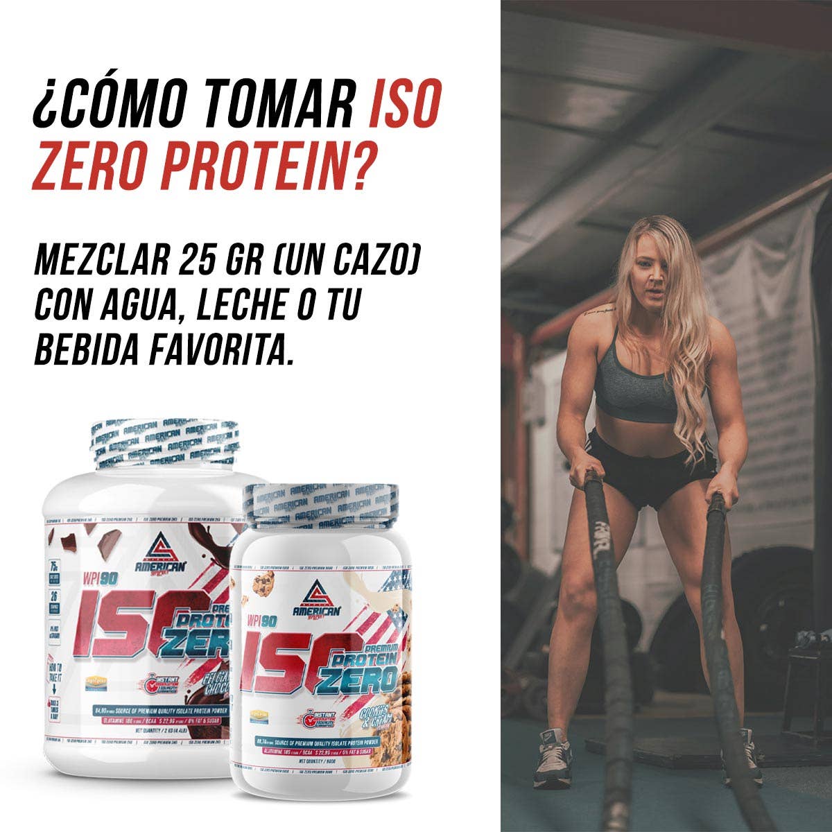 AMERICAN SUPLEMENT S.L. - Vendita all'ingrosso Proteine/superfood in polvere - American Suplemento | Premium IsoZero WPI90 2 kg/900gr15