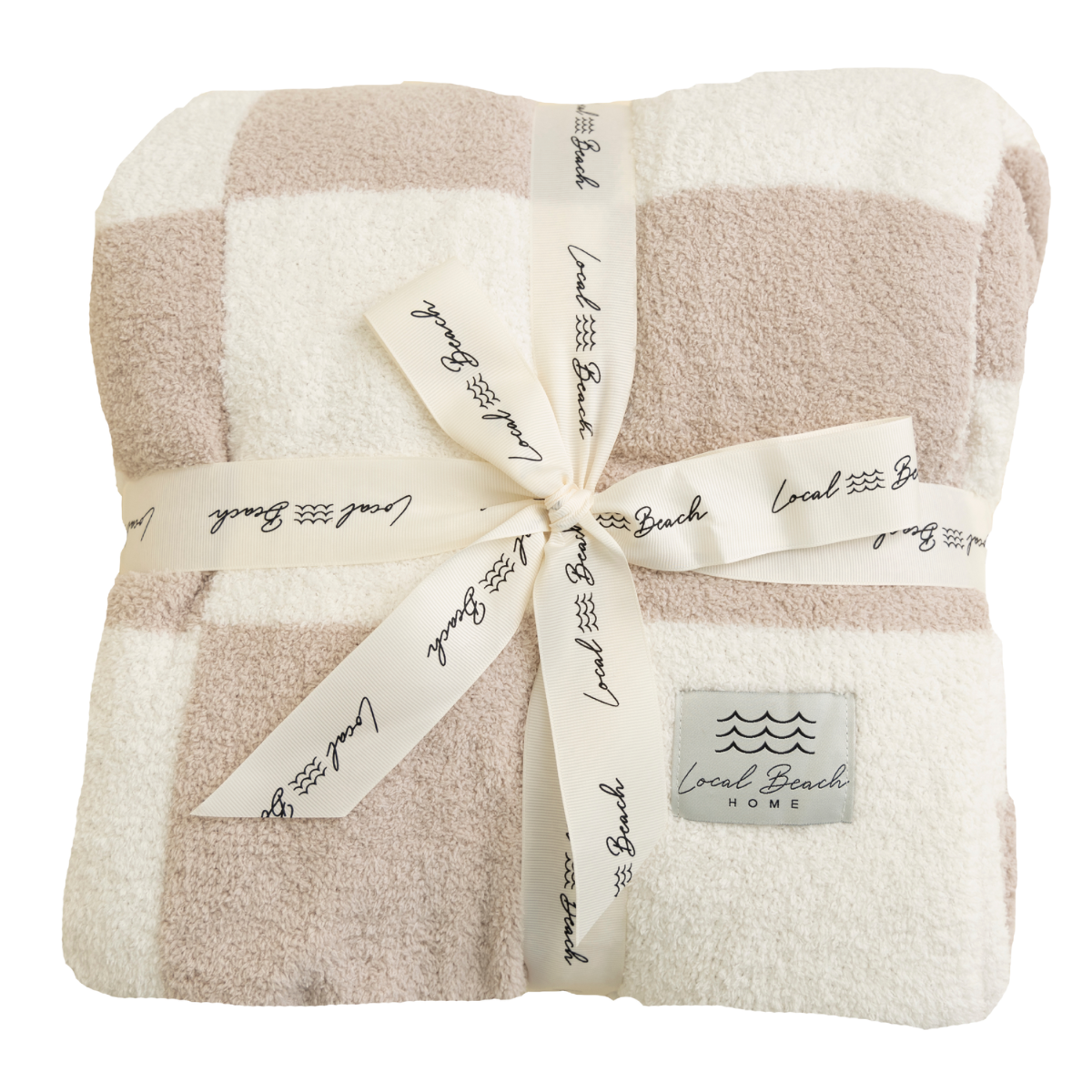 Local Beach - Wholesale Throw Blanket - Checker Luxe Home Blanket0