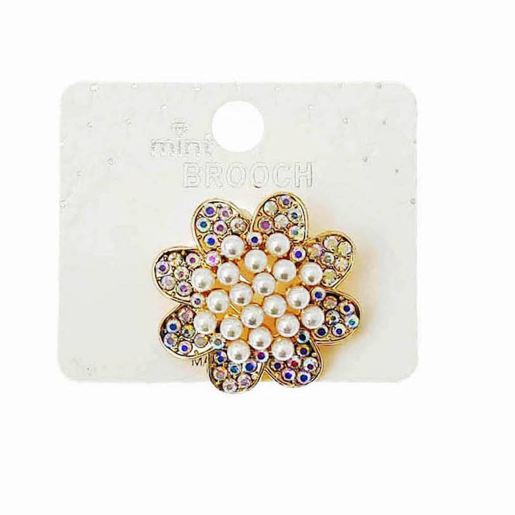 Atlas Fashion - Wholesale Brooch - Pearl Cluster Brooch