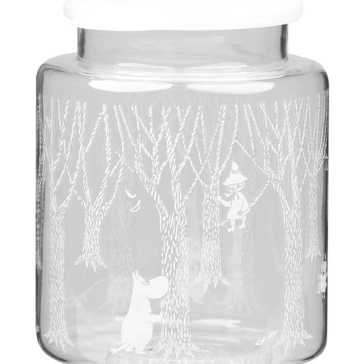 Moomin krukke med silikonelåg 2L In the Woods for engroshandel hos dsignhouse