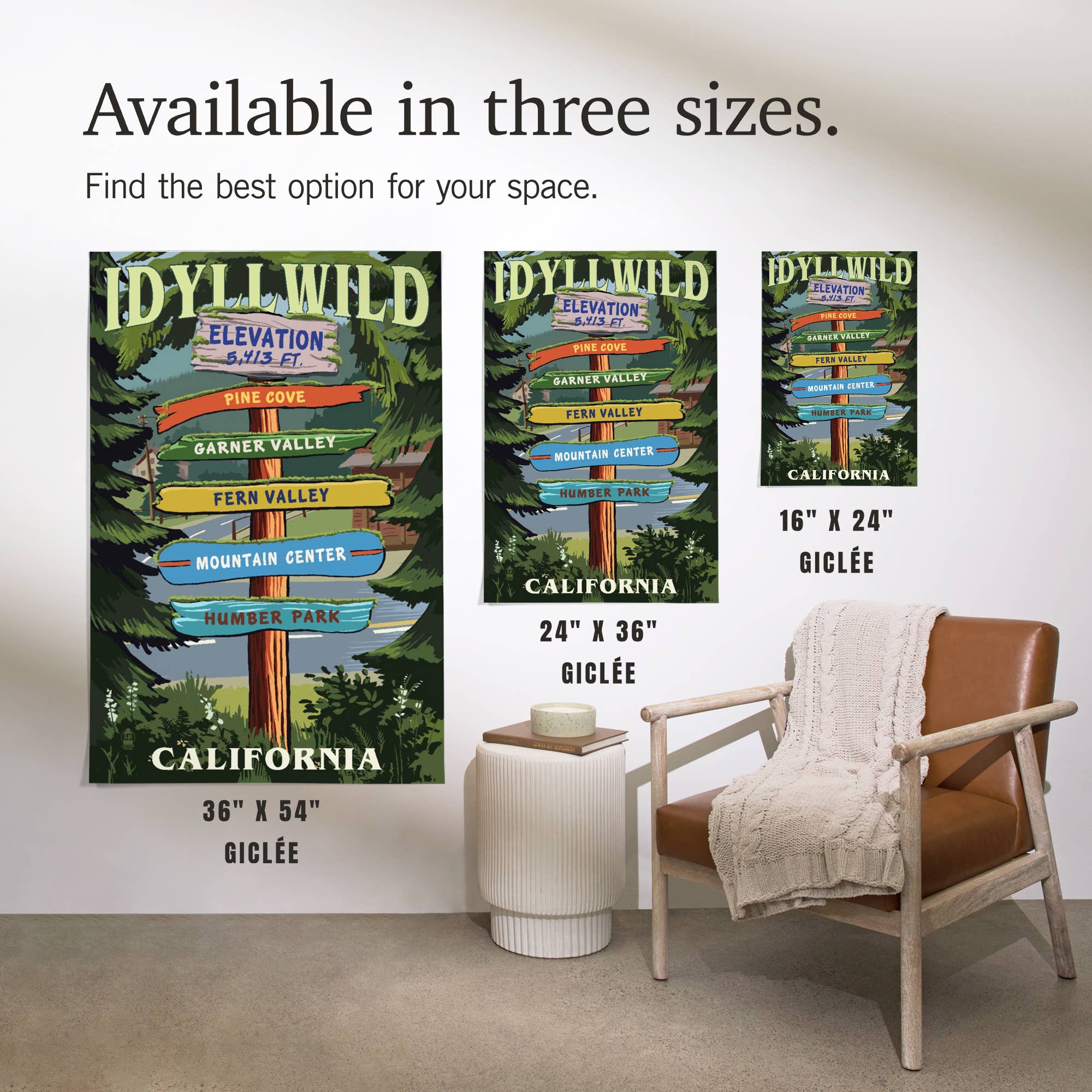 Lantern Press - Wholesale Art Print - GICLEE PRINT Idyllwild, California, Destinations8