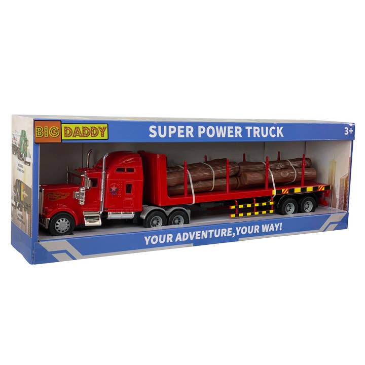 KIDS VOICE TOYS GROUP - Wholesale Toy Car/Truck - Kids - Big Daddy Big Rig Lumber Transport Truck1