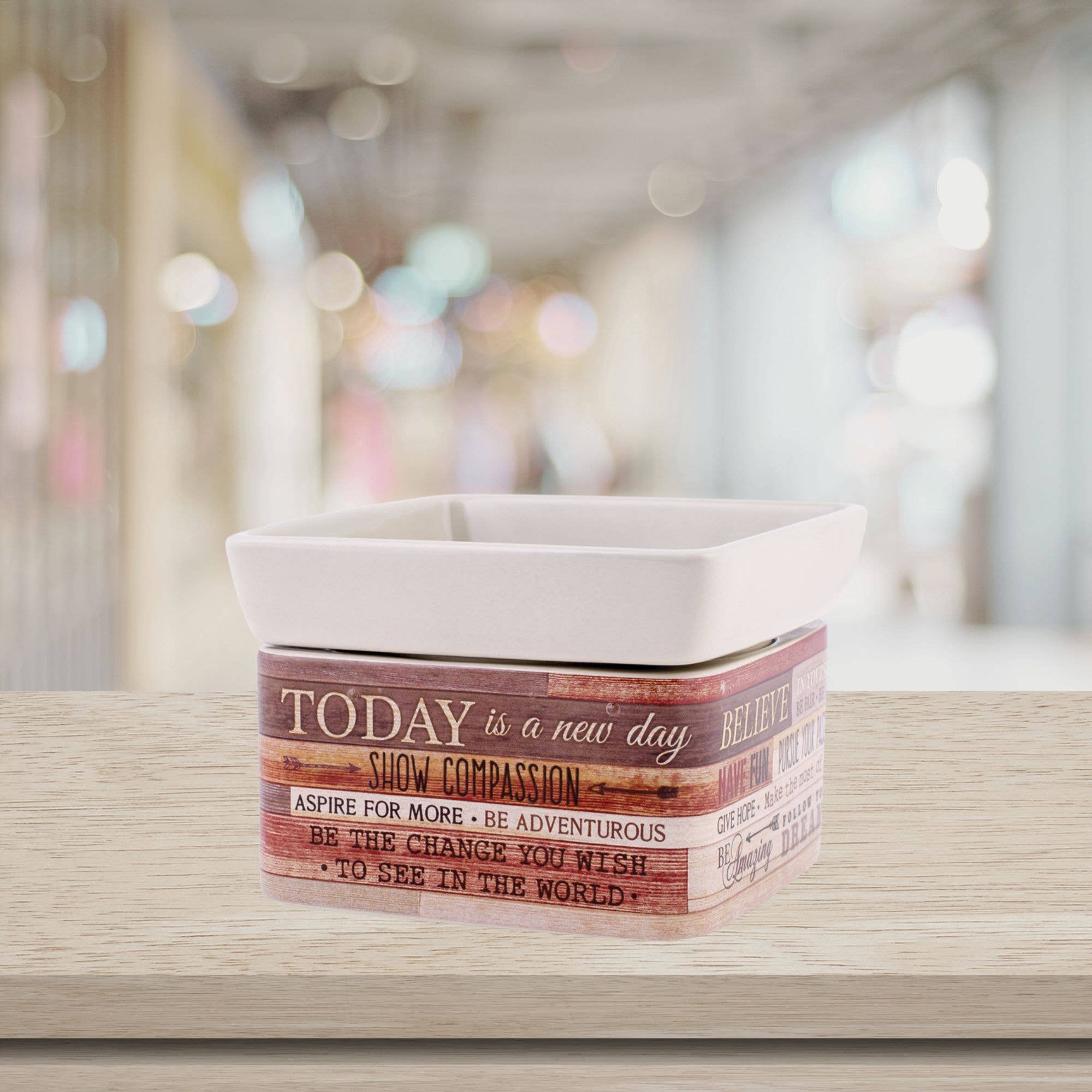 Cottage Garden - Wholesale Wax Warmer - 2-in-1 Warmer Today Is A New Day1