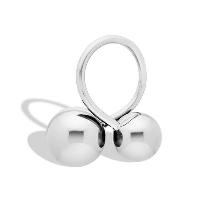 CAMA ball ring silver for wholesale by Marjana von Berlepsch