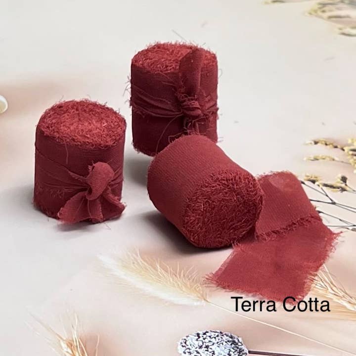 Cathayana - Wholesale Ribbon - Gift Wrapping - Handmade Fringe Chiffon Ribbon, Ribbon For Gift Wrapping