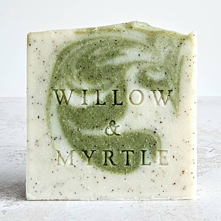 Lime & Patchouli, Natural Exfoliating Soap Bar for wholesale by Willow & Myrtle