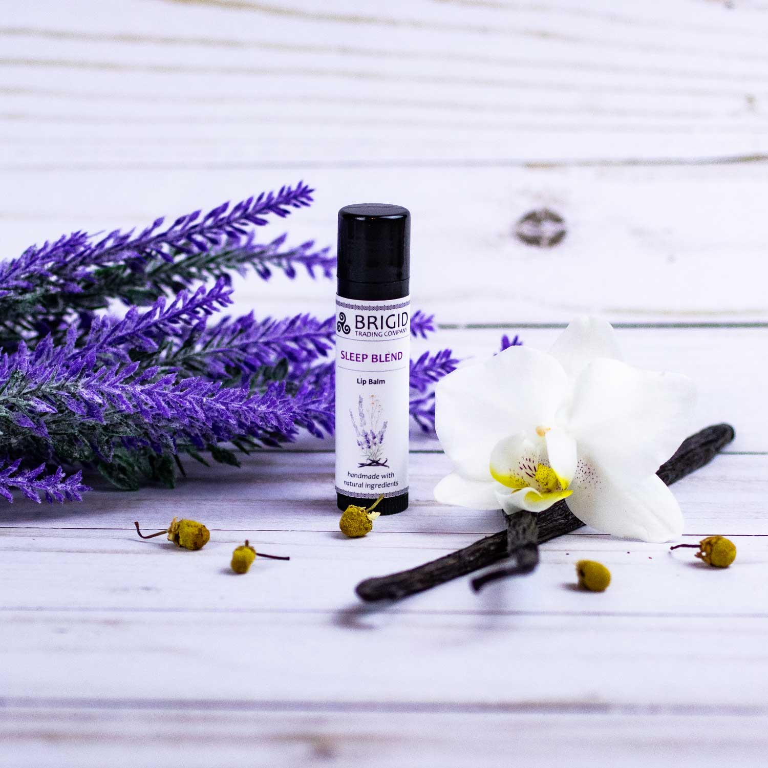 Brigid Trading Company - Wholesale Lip Balm - Sleep Blend Natural Lip Balm - Lavender, Chamomile, and Vanilla5