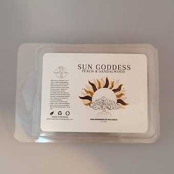 Sun Goddess Soy Wax Melt for wholesale by Tangled in Thyme