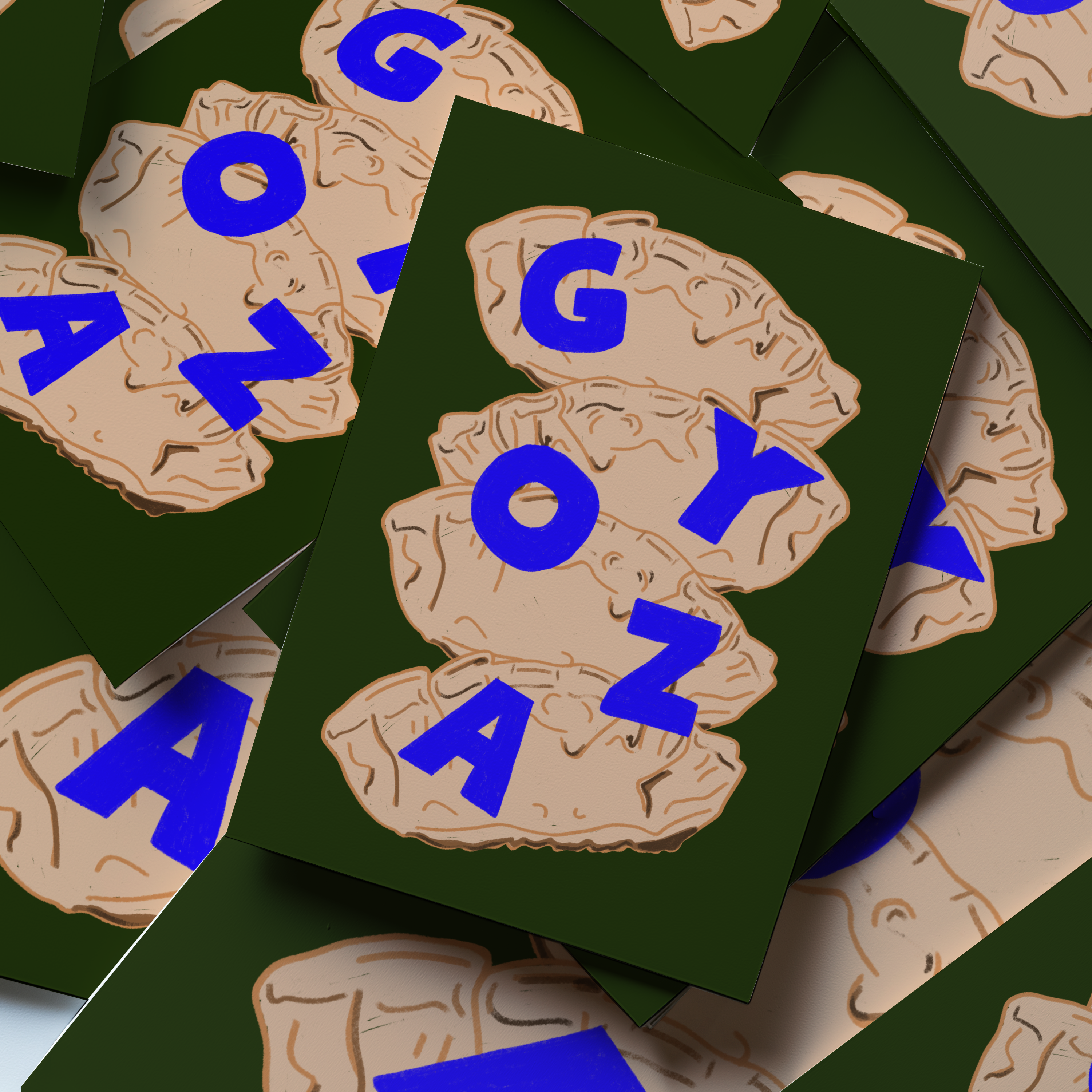 Tecari Designs - Wholesale Art Print - Gyoza - Graphic Art | Bold Artwork3