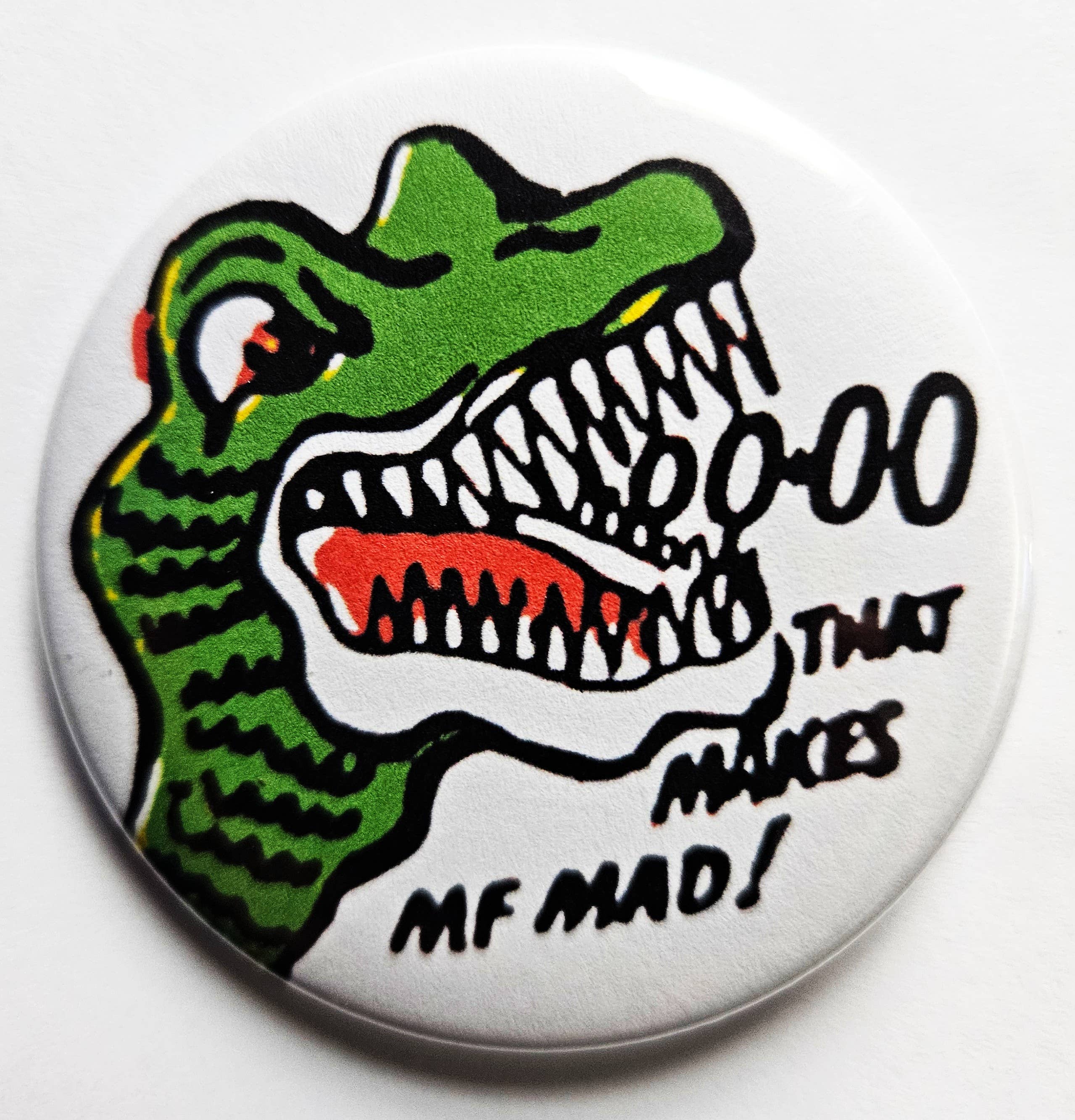 Flip The Record - Wholesale Lapel Pin/Button - Vintage Horror Buttons Magnets & Bottle Openers. set 093